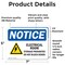 Signmission Electrical Room Storage Prohibited Sign With Symbol, 7 in W x Rectangle, Vinyl Decal OS-2PACK-NS-D-57-L-11690 - alternate 2